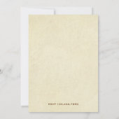 かわいい花柄の自転車の女の子の誕生日パーティー 招待状 (裏面)