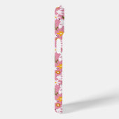 かわいい花柄の鳥のシームレスパターン Case-Mate iPhoneケース (裏面 / 右)