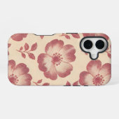 かわいい花柄iPhoneケース 🌸 iPhone 16ケース (裏面横)