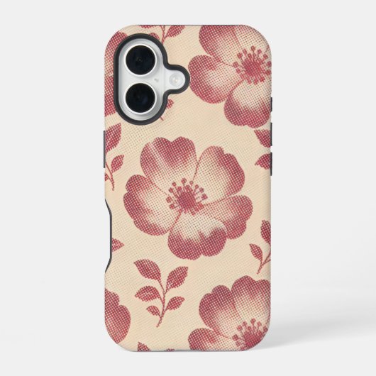 かわいい花柄iPhoneケース 🌸 iPhone 16ケース (裏面)