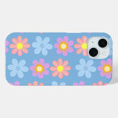 かわいい花柄iPhone 15ケース Case-Mate iPhoneケース (裏面 (横))