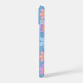 かわいい花柄iPhone 15ケース iPhone 15ケース (左側面)