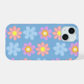 かわいい花柄iPhone 15ケース iPhone 15ケース (裏面横)