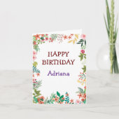 かわいい花母の日の写真|過去記事 カード (正面)