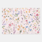かわいい花畑植物園 ラッピングペーパーシート (正面2)