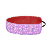 かわいい花紫色のパターン アスレチックヘッドバンド (右)