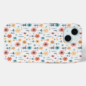 かわいい花花柄 Case-Mate iPhoneケース (裏面 (横))