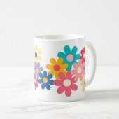 かわいい花 コーヒーマグカップ (正面右)