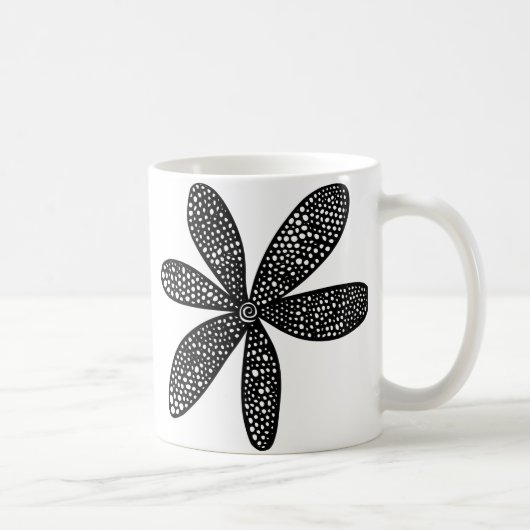 かわいい花 コーヒーマグカップ (右)