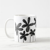 かわいい花 コーヒーマグカップ (左)