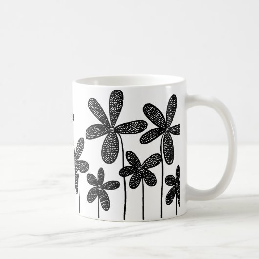 かわいい花 コーヒーマグカップ (右)