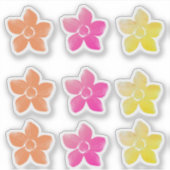 かわいい花 シール (正面)