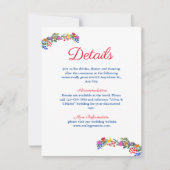 かわいい花 ノートカード (正面)