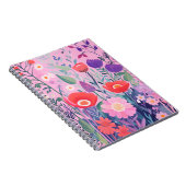 かわいい花 ノートブック (右側)