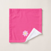 かわいい花 バスタオルセット (ウォッシュタオル)