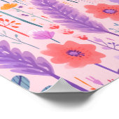 かわいい花 ポスター (角)