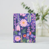 かわいい花 ポストカード (スタンド正面)