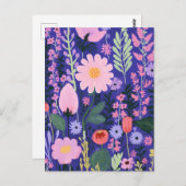 かわいい花 ポストカード (正面/裏面)