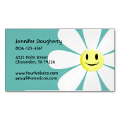 かわいい花 マグネット名刺 (正面)