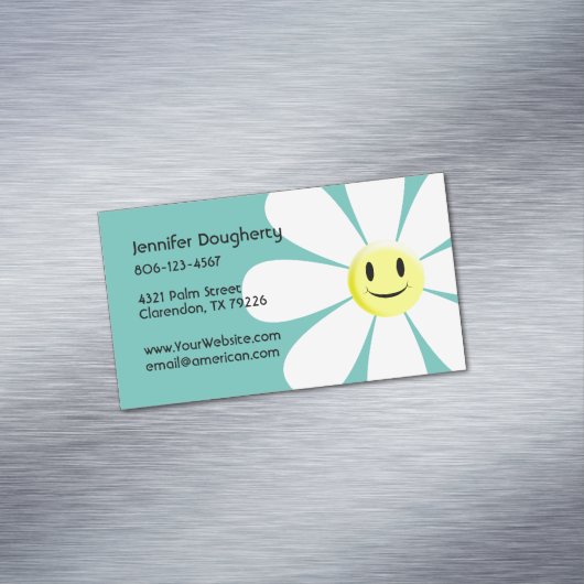 かわいい花 マグネット名刺 (インサイチュ)