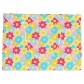 かわいい花 ラージペーパーバッグ (裏面)