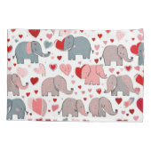 かわいい花 枕カバー (裏面)