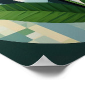 かわいい花 – 花屋の花束 – Peace ミニマル Lily ポスター (角)