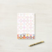 かわいい花，鳥，ハート ポストイット (デスク上)