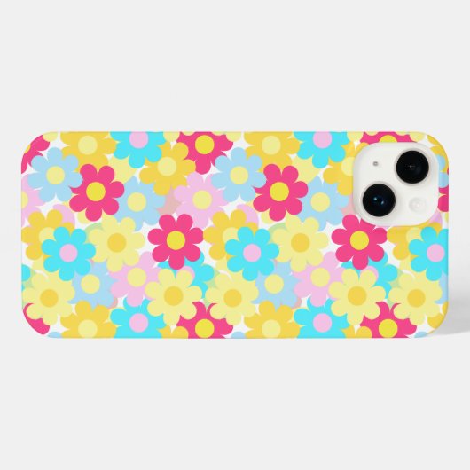 かわいい花 iPhoneケース (裏面横)