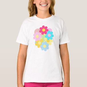 かわいい花 Tシャツ