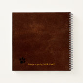 かわいい芸術的猫ブック新学期手帳 ノートブック (裏面)