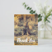 かわいい若いボバキャットに感謝 ポストカード (スタンド正面)