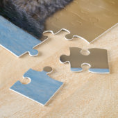 かわいい若い虎猫の子猫と青い目|過去記事 ジグソーパズル (側面)