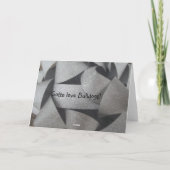 かわいい英国のブルドッグの幸せな退職カード! カード (裏面)