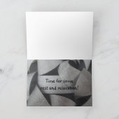 かわいい英国のブルドッグの幸せな退職カード! カード (内部)