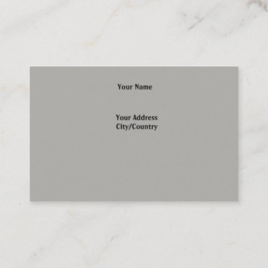 かわいい英国猫のカスタムな名刺 名刺 (裏面)