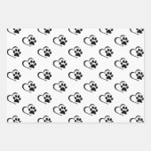 かわいい英語のブルドッグ ラッピングペーパーシート (正面2)