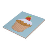 かわいい苺パン ブルー タイル (側面)