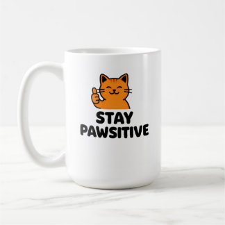 かわいい茶トラ猫が親指を立てているコーヒーマグ コーヒーマグカップ