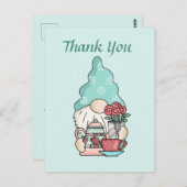 かわいい茶屋ありがとうこびと ポストカード (正面/裏面)