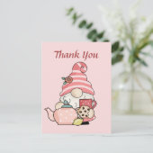 かわいい茶屋ありがとう小人ポストカード ポストカード (スタンド正面)