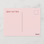 かわいい茶屋ありがとう小人ポストカード ポストカード (裏面)