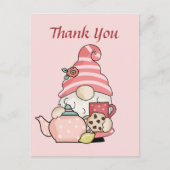 かわいい茶屋ありがとう小人ポストカード ポストカード (正面)