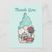 かわいい茶屋、ありがとう、ノームさん ポストカード (正面)