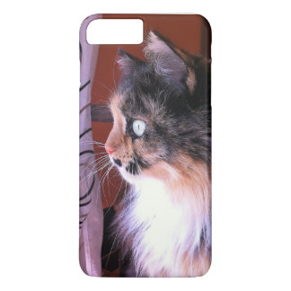 かわいい茶色のぶち猫のIphone 8s/7sの電話箱 iPhone 8 Plus/7 Plusケース