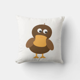 かわいい茶色のアヒル クッション