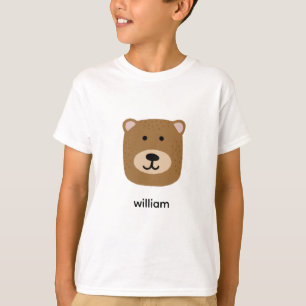 かわいい茶色のクマ Tシャツ