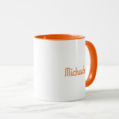 かわいい茶色のフクロウパーソナライズされた マグカップ (正面右)