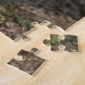 かわいい茶色のポメラニア犬の子犬 ジグソーパズル (側面)