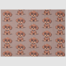 かわいい茶色の子犬